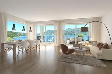 Expose Exklusive Lifestyle-Penthousewohnung mit eigenem Seezugang in Keutschach am See!