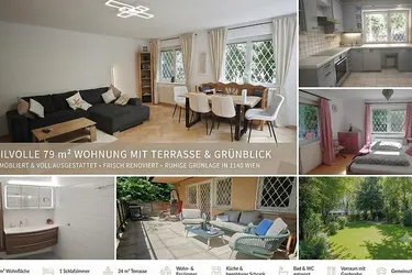 2 ZI-WOHNUNG IN WIEN - 14. BEZIRK - PENZING, MÖBLIERT