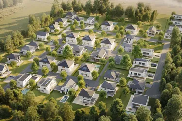 Baugrundstücke zwischen 400 und 600 m² mit individuellem ELK Haus