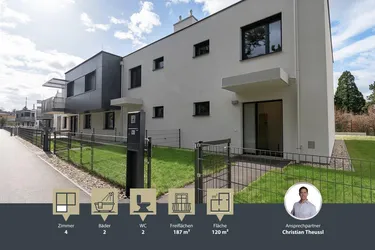 Hietzing - Speising || moderne 4 Zimmer Maisonette mit Eigengarten in toller Ruhelage || TG-Stellplatz || Fitness