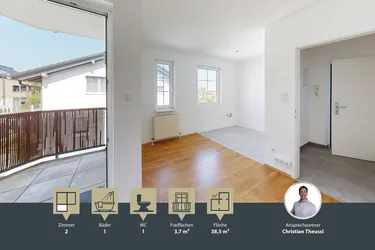 NAPOLEONWALD ums Eck || Tolle 2-Zimmerwohnung || Balkon || in toller Einfamilienhauslage || Ruhelage