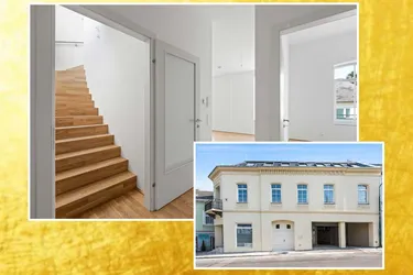 PROVISIONSFREI inkl. 2 TG Plätze - Wohnen in Verbundenheit - stylische Maisonette mit südseitiger Dachterrasse