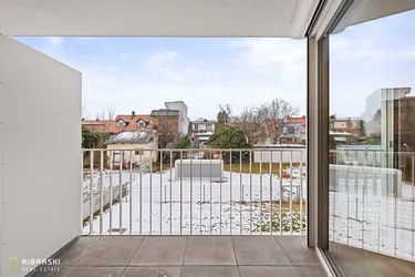 Westseitige Wohnung mit Loggia und großen Glasflächen| inkl. TG Platz | ERSTBEZUG | AM SCHULGARTEN