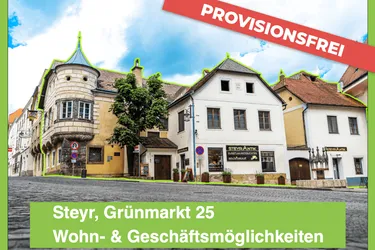 Expose Traumhaftes historisches Stadthaus im Zentrum von Steyr (provisionsfrei)