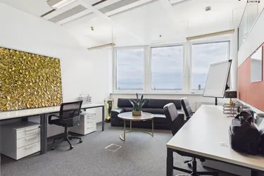 Modernes Büro 20. Etage Wien 1210, Garage, Einbauküche, Internet, Reinigung !