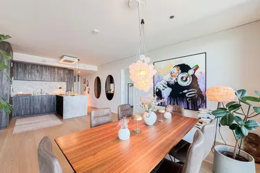 Marina Tower - Luxuriöse 4-Zimmer-Wohnung mit großzügigem Balkon - Atemberaubender Blick über Wien im 32. Stock - Garage optional - U2 Donaumarina