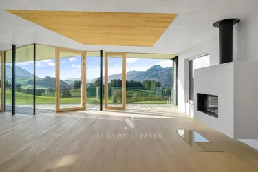 Almfeeling in traumhafter Aussichtslage im Bezirk Kitzbühel I Tiroler Architektur - Villa mit luxuriöser Ausstattung 