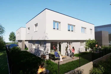 Erzherzog 4Living | Ziegelmassive Doppelhaushälfte in Kagran | Haus 4