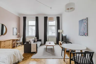 Zentral gelegene Studio Wohnung im vielseitigen 3. Bezirk mit Lift. Viele Einkaufsmöglichkeiten in der Nähe (VIE425)