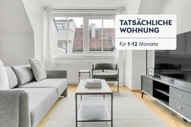Luxus DG-Wohnung: 2 Zi., Ausblick, Traumlage zw. Augarten und Donaukanal, gute Anbindung &amp; Ruhelage (VIE132)