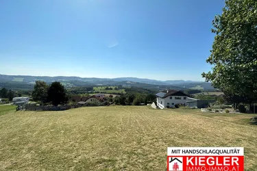 EICHGRABEN/ GÖTZWIESEN: TRAUMHAFTER 2544M² BAUGRUND, SÜDHANGLAGE, UNVERBAUBARER PANORAMABLICK - KEINE BAUVERPFLICHTUNG