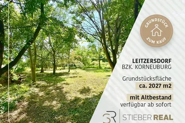 Baugrundstück mit Altbestand in Leitzersdorf!