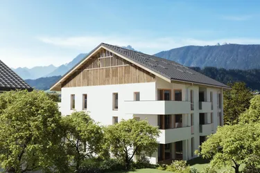 2-Zimmer Neubau-Wohnung mit Balkon im Ortszentrum