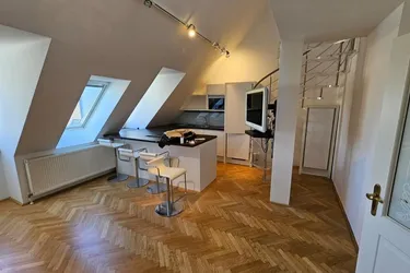 1090 Wien | Stylische 77 m² Dachgeschoss Wohnung "Liechtenstein" | 11 m² Terrasse | herrliche Fernblicke