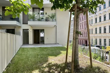 Gartentraum mit 3 Zimmern in hochwertigem Neubau im noblen Cottageviertel!