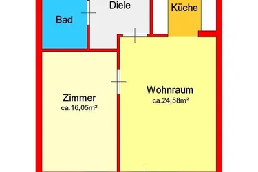 großzügige 2-Zimmerwohnung mit Balkon und Tiefgarage am Mur-Radweg in Andritz - Am Arlandgrund