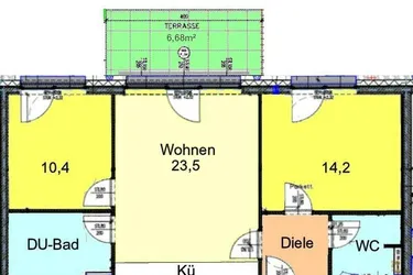 Provisionsfreie 3-Zimmerwohnung mit Kleinterrasse in Graz Waltendorf