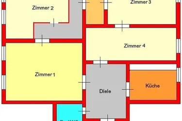 Großzügige 4-Zimmer Altbauwohnung in St. Leonhard