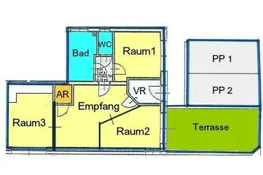 Provisionsfrei: moderne Räumlichkeiten für Ordination/Büro mit zwei Stellplätzen bei LKH / Med-Uni