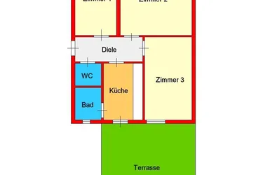 Zentrale 3-Zimmer-Altbauwohnung mit großer Terrasse zwischen Dietrichsteinplatz und TU!