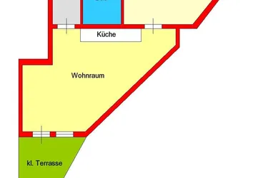 2-Zimmer-Stadtapartment mit kleiner Terrasse bei Floßlendplatz zu verkaufen!