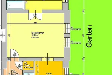 Gepflegte Altbauwohnung mit eigenem Garten bei UNI/Geidorfplatz