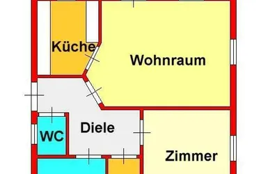 Provisionsfreie 2-Zimmerwohnung mit sonnigem Balkon und Auto-Stellplatz bei LKH / Med-UNI