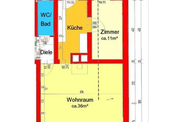 Provisionsfrei: Großzügige 2-Zimmerwohnung mit große Innenhofbalkon in bester UNI-Lage / Leonhardstraße ab 01.08.2025 zu vermieten!