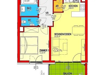 Moderne Neubauwohnung mit großem Balkon und Tiefgarage in ruhiger Lage bei ORF-Park zu verkaufen!