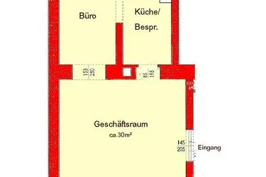 Kleines Geschäftslokal in der Leonhardstraße für Ärzte/Therapeuten, Verkauf oder Büro zu vermieten!