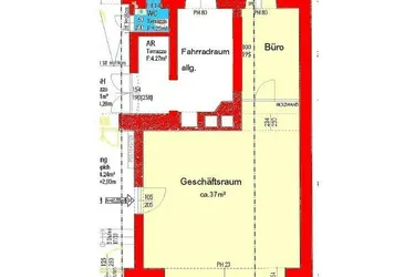 Geschäftslokal mit Stellplatz in der Leonhardstraße für Ärzte/Therapeuten, Verkauf oder Büro zu vermieten!