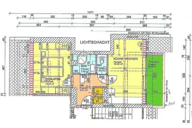 Provisionsfreie Dachgeschoßwohnung mit ruhigen Innenhofbalkon zwischen Dietrichsteinplatz und TU ab 01.12.2025 zu vermieten!