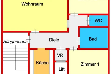 Provisionsfrei: Großzügige 3-Zimmerwohnung mit Autostellplatz zentral bei Dietrichsteinplatz - Münzgrabenstraße - ab sofort zu vermieten!