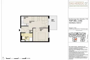 Ab September verfügbar | 2 Zimmer mit Balkon | Online Terminbuchung