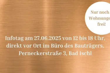 BAD ISCHL- NUR NOCH 3 WOHNUNGEN FREI ! - Exquisites Wohnen - Top 1
