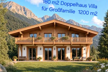 Doppelhaus Villa 180 m2 für Großfamilien 