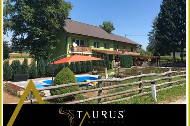 SANIERT: Wohnhaus + Apartments + Salzwasserpool in sonniger Ruhelage nähe Klopeiner See