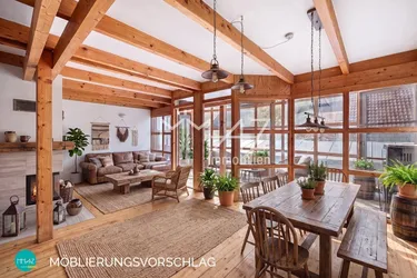 Zwischen Wald, Freiraum und Gemeinschaft: Idyllisches Hideaway im Wienerwald: 5-Zimmer Reihenhaus mit 3 Veranden.