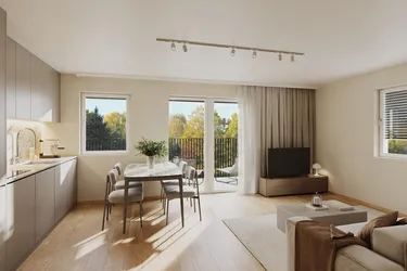 Moderne 2-Zimmer Wohnung mit sonnigem Balkon &amp; PKW-Stellplatz - provisionsfrei