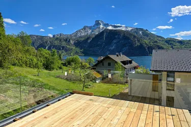 PROVISIONSFREI FÜR DIE KÄUFER: LEBEN WO ANDERE URLAUB MACHEN - DEN MONDSEE UND DIE BERGE VOR DEM FENSTER!