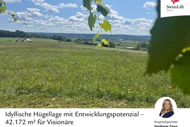 Exklusives Investment: Großflächiges Bauland mit unverbaubarem Panorama