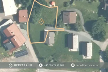 Traumhaftes Baugrundstück 864m² - mit Seeblick &amp; Seezugang am Weißensee