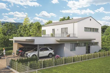 Kaiserallee Grafenstein - Vier Einfamilienhäuser mit Gartenidylle.