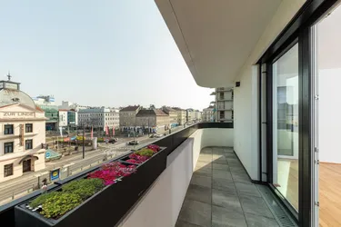 4 Zi. mit Terrasse u. drei Ausrichtungen! Nähe Hauptbahnhof - Neubau Erstbezug mit Öffi Jahreskarte