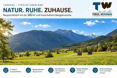 Natur. Ruhe. Zuhause. – Ihr Bauplatz mit Bergpanorama in Tarrenz