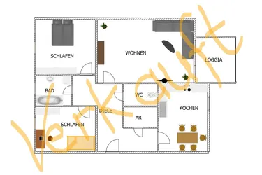 3-Zimmer-Wohnung in bevorzugter Lage mit Tiefgarage