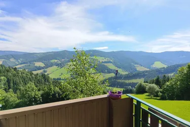 Rückzugsort auf 1.000 m Seehöhe – Charmantes Ferienhaus mit Wintergarten &amp; Fernblick in Stanz im Mürztal