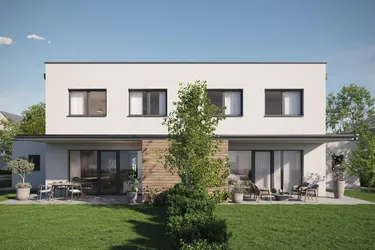 Wohnen mit Lebensqualität - modernes Doppelhaus in Leonding