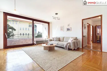 Ruhiges Wohnen nahe der Traun - Sonnige 3-Zimmer-Wohnung mit durchdachter Raumaufteilung, westlich ausgerichteter Loggia 4,27m² und kurzen Wegen zur Traun