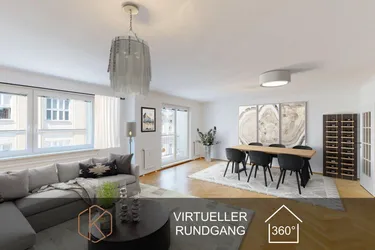 Schick wohnen in einer Traumlage | 4 Zimmer | 2 Bäder | Loggia | Nähe WKO &amp; Palais Schönburg
